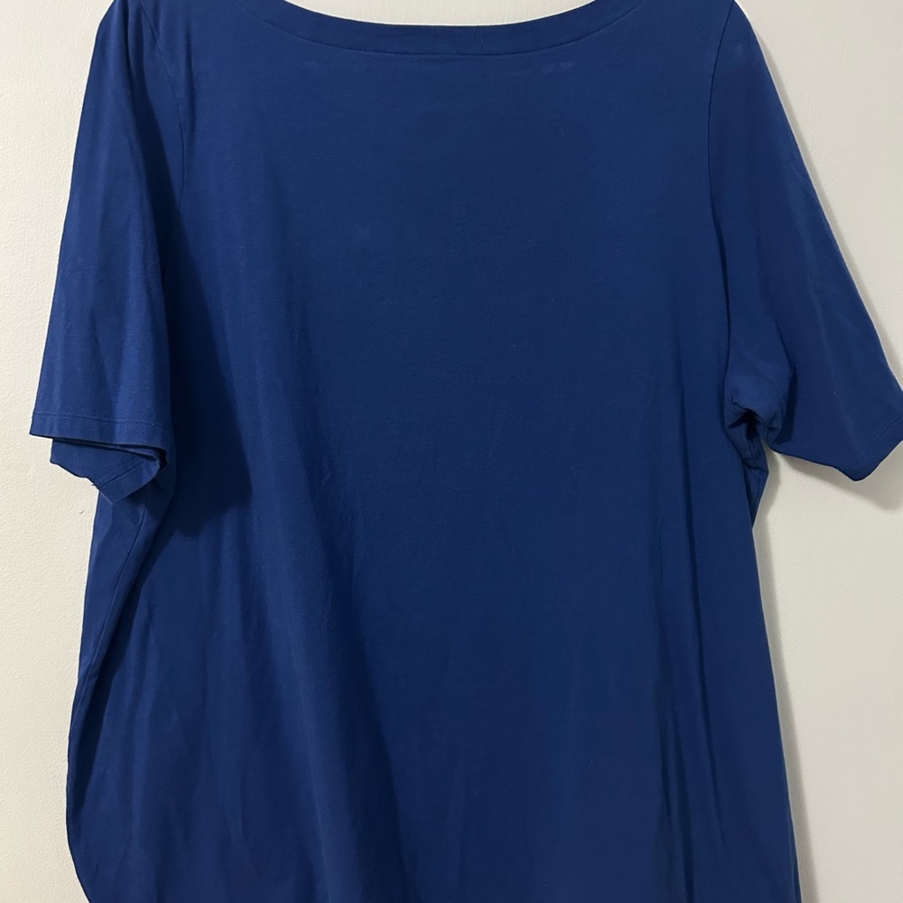 Universal Standard Royal Blue Short Sleeve Tee